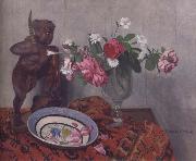 Felix Vallotton Still life with Tonkinese Warrior oil painting artist